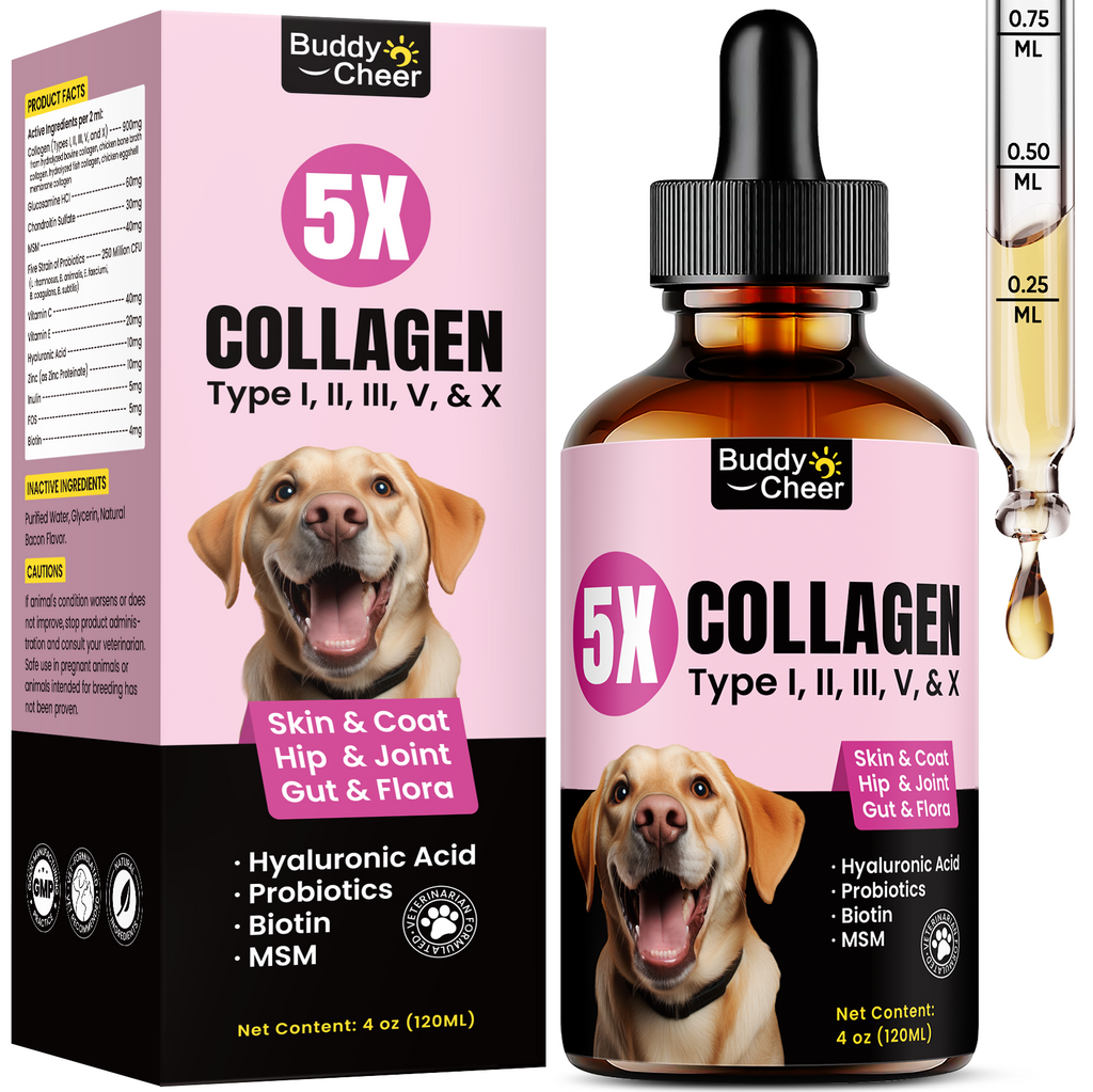 BuddyCheer Grass-Fed Collagen Drops Dogs Cats