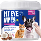BuddyCheer pet eye wipes tear stain remover