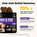 Allergy Relief Chews Dogs Healthy Skin Immune