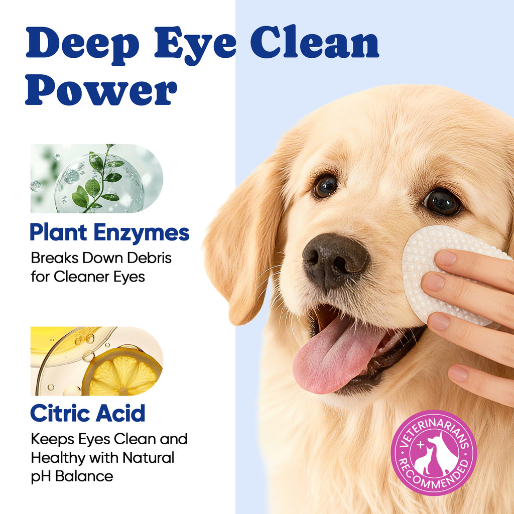 Tear stain remover wipes for pets