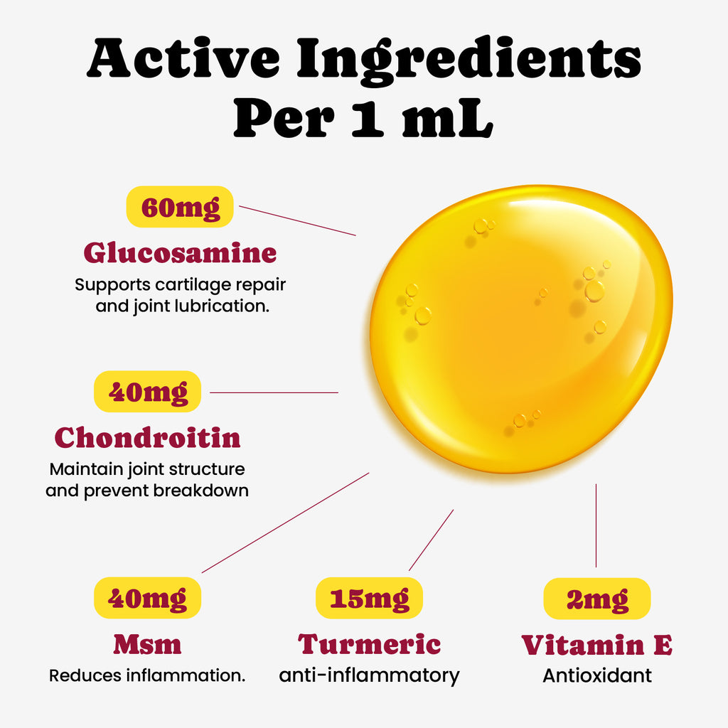 BuddyCheer Dog Liquid Joint Supplement 4oz