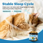 Calming Cat Treats with GABA for Grooming, Travel, Vet Visits - 450 Ct