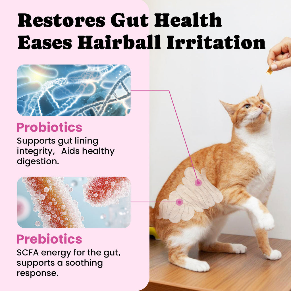 Hairball Treatment for Cats with Coconut & Fish Oils for Smooth Passage - 450 Ct