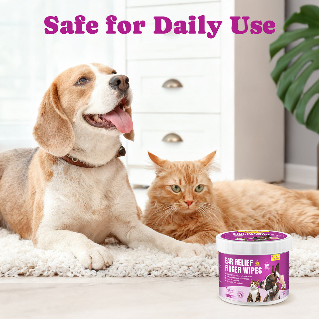 Travel-Friendly Ear Cleaning Wipes Dogs Cats