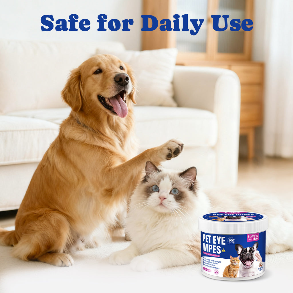 Hypoallergenic pet eye wipes