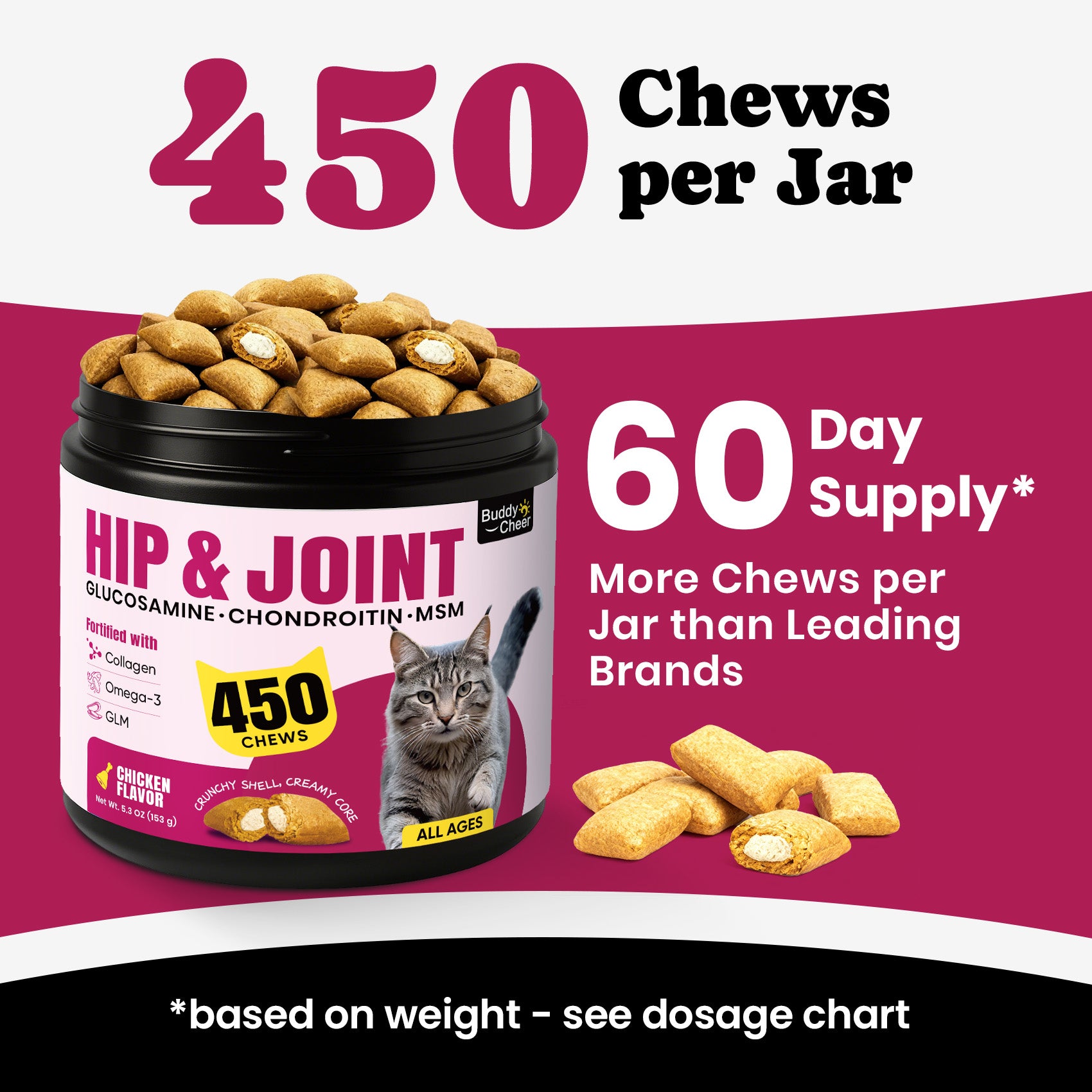 Senior Cat Joint Support Chews