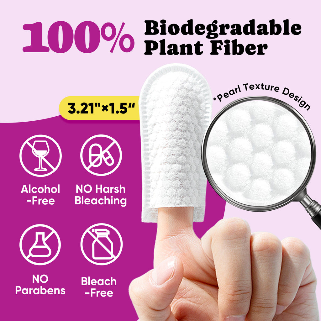 Deep Cleaning Ear Wipes Dogs Cats Finger Use