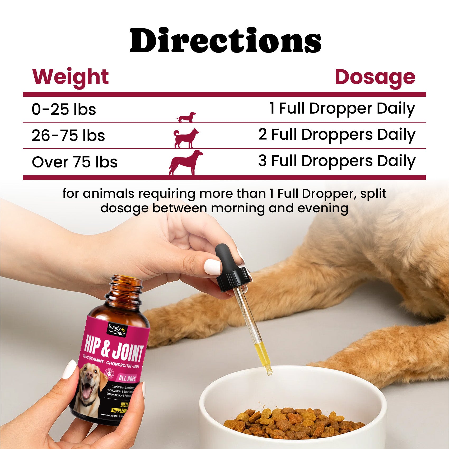 4oz Dog Hip Joint Care Liquid Supplement